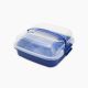 Zinnia / Plastic ( Lunch box 27 x 27 cm )Blue