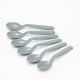 Zinnia / Plastic ( 6 PCS Spoon Set )Grey