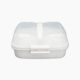 Zinnia / Plastic ( Lunch box 27 x 27 cm )White