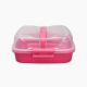 Zinnia / Plastic ( Lunch box 27 x 27 cm )Pink