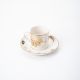 Rosa / Porcelain ( Golden Decorations Dora Coffee Set 6 pcs 60 ml )