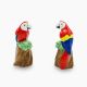 Porcelain ( Macaw salt & pepper set )