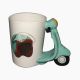 Scooter Blue Mug 
