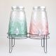 set of 2  Dispenser with stand 3.8 L
