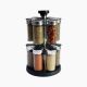 12 jars spice set with rotating stand