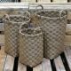 Set of 3 round baskets with 2 handles C