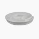 Rosa - Porcelain -( Snail  plate 20 cm)