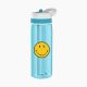 Smiley water bottle with straw 750 ml A