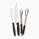 PLENUS BROWN 3PCS BBQ SET