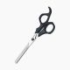  Barber scissors with finger rest  A