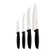 Tramontina / Stainless Steel ( Plenus 4-Piece Stainless Steel Knife Set / Black )