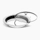 COVERED ROUND DISH WITH GLASS LID A