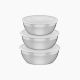 MIXING BOWLS SET  WITH PLASTIC LID 