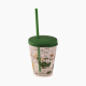 Snips / Plastic (  Dinosaur TUMBLER 385 ML + FLIP LID & STRAW )