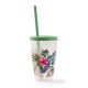 Snips / Plastic ( TUMBLER 500 ML + FLIP LID & STRAW HAWAII )