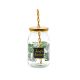 Cerve/Glass ( Jungle Jar with lid + straw 450 ml )