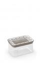 STEFANPLAST / Plastic ( Tosca Rectangular jar 0.7 Liter )White I