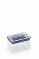 STEFANPLAST / Plastic ( Tosca Rectangular jar 0.7 Liter )White