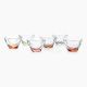 Riflessi Set of 6 Bowls 112 ml colored