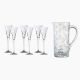 Laurus Juice Set with 6 Goblets