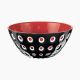 Bowl 25 cm red*black