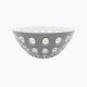 Bowl 25 cm grey*white