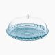 Guzzini-Acrylic-(Tiffany Cake Plate with lid Large Blue)