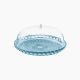 Guzzini-Acrylic-(Tiffany Cake Plate with lid Small Blue)