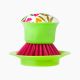 Floral palm dish brush