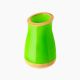 Ofuro tooth brush holder green