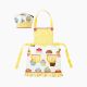 apron with kitchen hat kids set