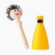 Dolls dish brush with stand