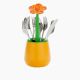 Lolaflor Orange cutlery drainer