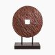 Wooden Sculpture On Base 33 cm