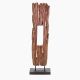 Wooden Sculpture On Base 67 cm