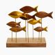Wooden Fishs On Base 27 cm B