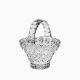 Crystal Bohemia ( DAISY  Basket 20.5 cm )