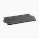 Griddle/Grill Plate, dual side, reversible.  Integral Metal handles  26x47 cm 