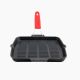 Lava / Cast Iron (  square grill pan with removable stainless steel handle 24*24 cm )