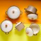 avsar / Metal ( EARTH Enamel Deep Cookware set 10 pcs )