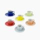Kutahya / Porcelain ( RUYA Coffee Cup Saucer 12 PCS Decor )A