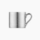 Kutahya / Porcelain ( Ruya ilver Striped 4 PCS COFFEE SET )