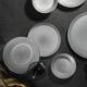 Kutahya / Porcelain ( Forza Light Gray Dinner set 24 pcs )