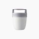 MEPAL / Plastic ( Ellipse Lunch pot 500+200 ml )|White