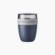 MEPAL / Plastic ( Ellipse Lunch pot 300+120 ml )|Blue A