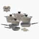 Neoflam / Aluminium ( Aeni Cookware Set 15 Pieces + Gift/Beige )