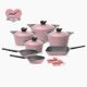 Neoflam / Aluminium ( Aeni Cookware Set 15 Pieces + Gift/Pink )