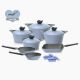 Neoflam / Aluminium ( Aeni Cookware Set 15 Pieces + Gift/Blue )
