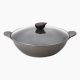 Wok granite 2 handle with cover 36 cm