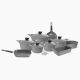 Neoflam / Aluminium ( Aeni Granite Cookware Set 24 Pieces )A